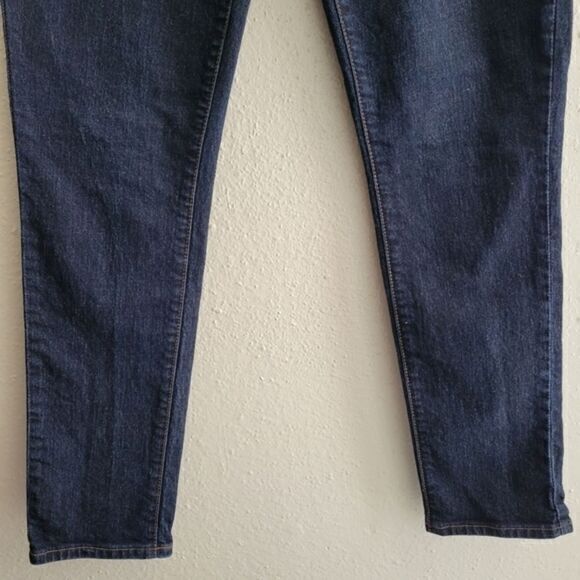 3 / $30 Old Navy Jeans Womens 10‎ Dark Blue Skinny Denim Cotton Blend - Picture 3 of 11